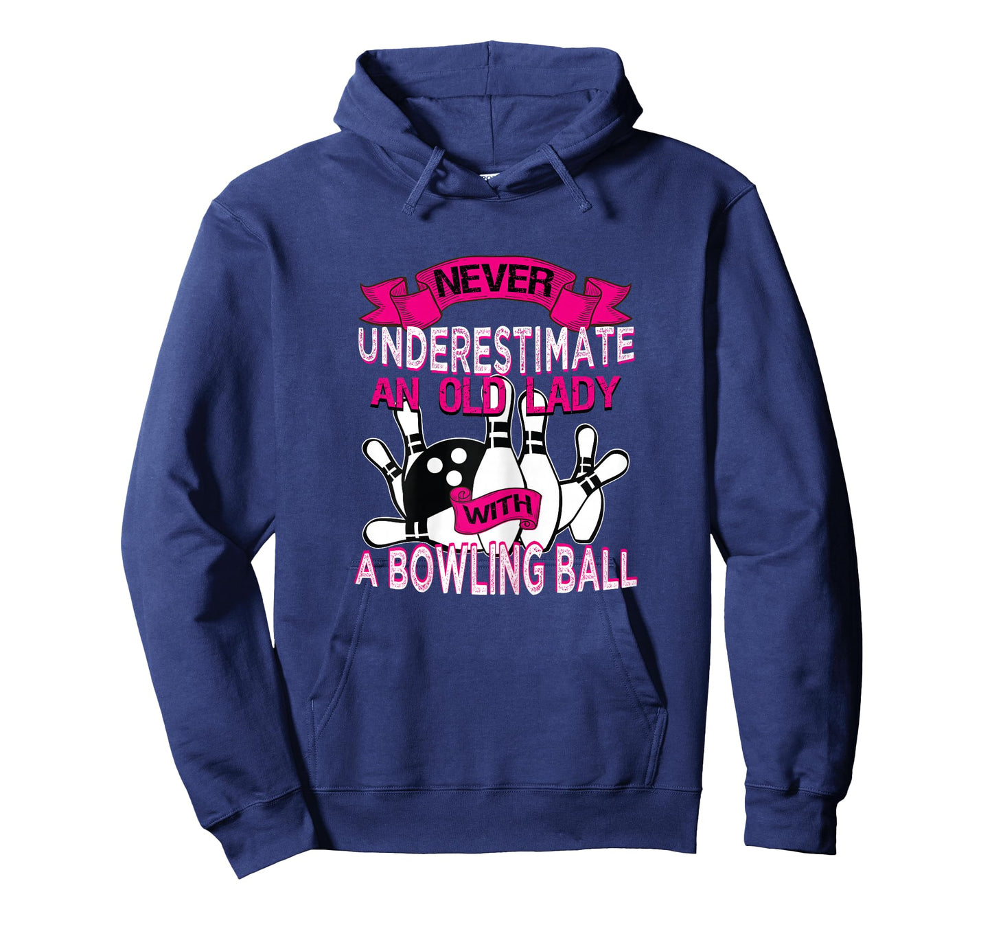 Never Underestimate An Old Lady with a Bowling Ball T-shirt T-Shirt