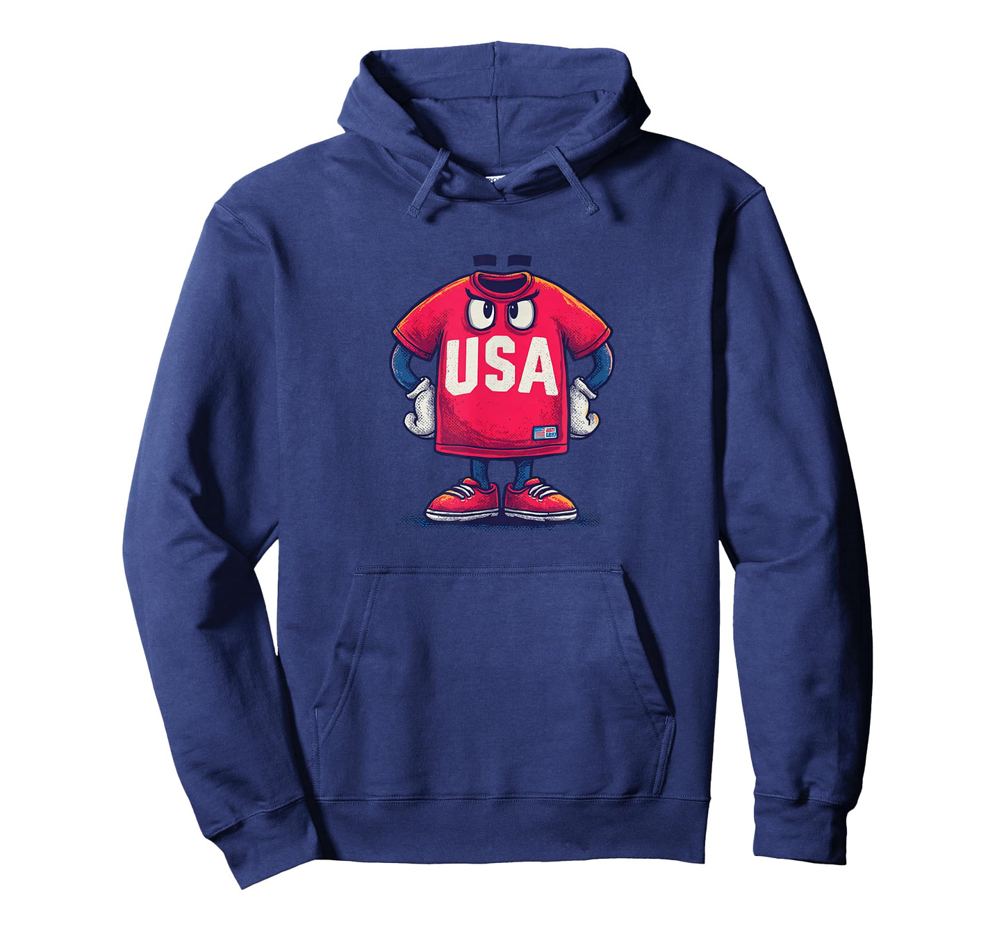 Funny Simple Red USA Apparel T-Shirt