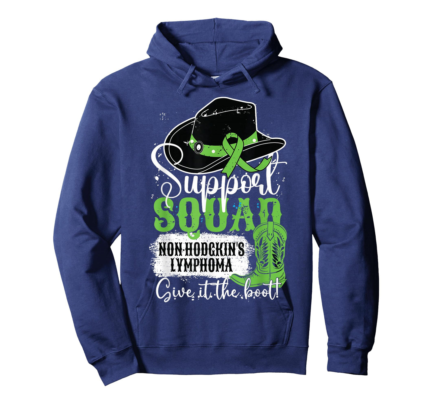 Non-Hodgkins Lymphoma Support Squad Give It The Cowgirl Boot T-Shirt