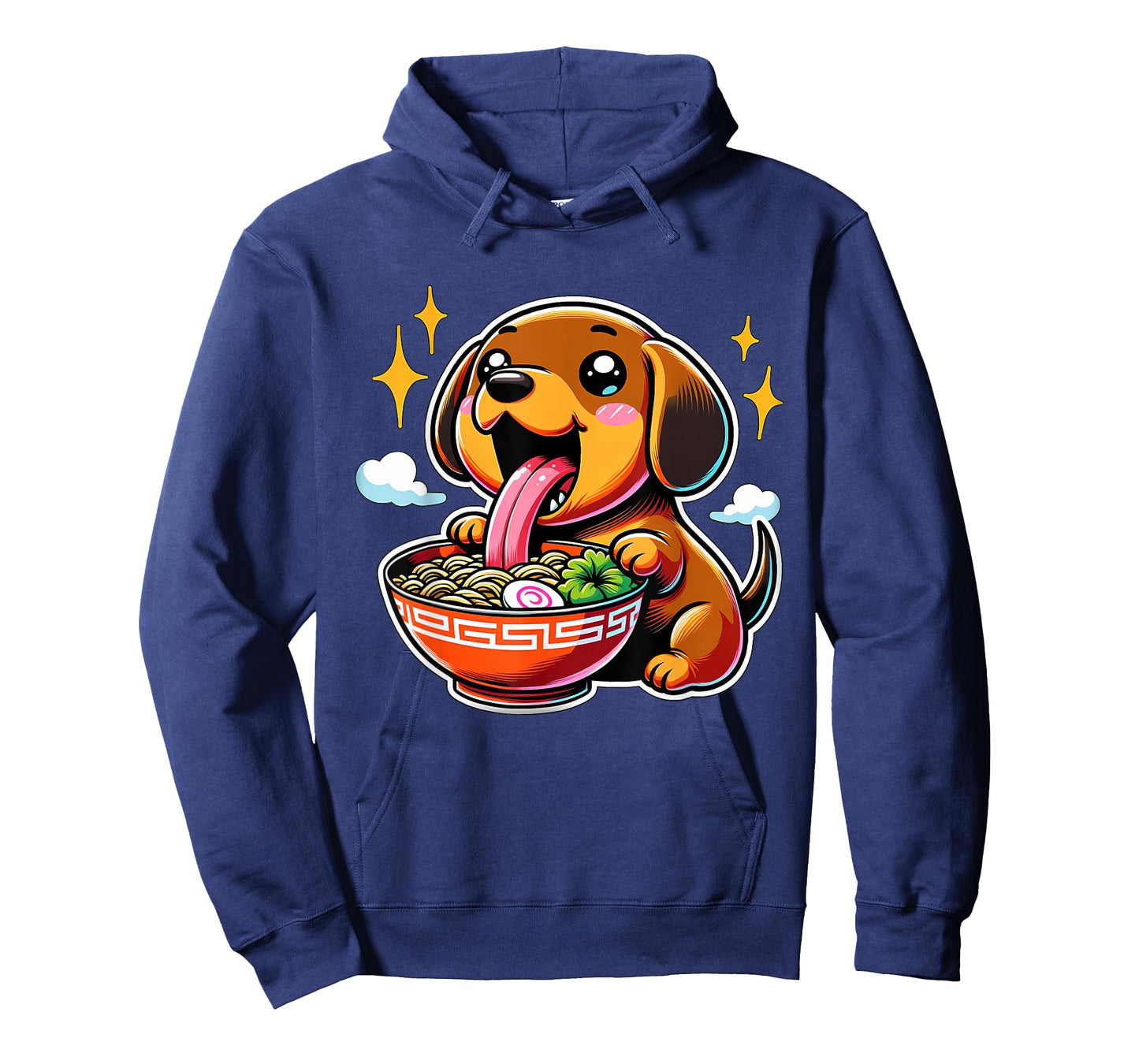 Kawaii Anime Dachshund Dog Ramen T-Shirt