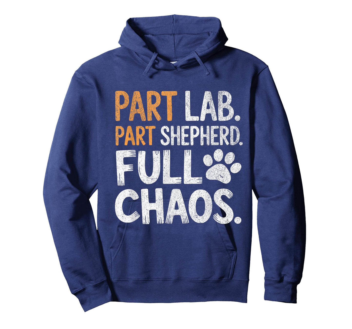 Womens Part Lab Part Shepherd Full Chaos Funny Dog Mix Lover T-Shirt