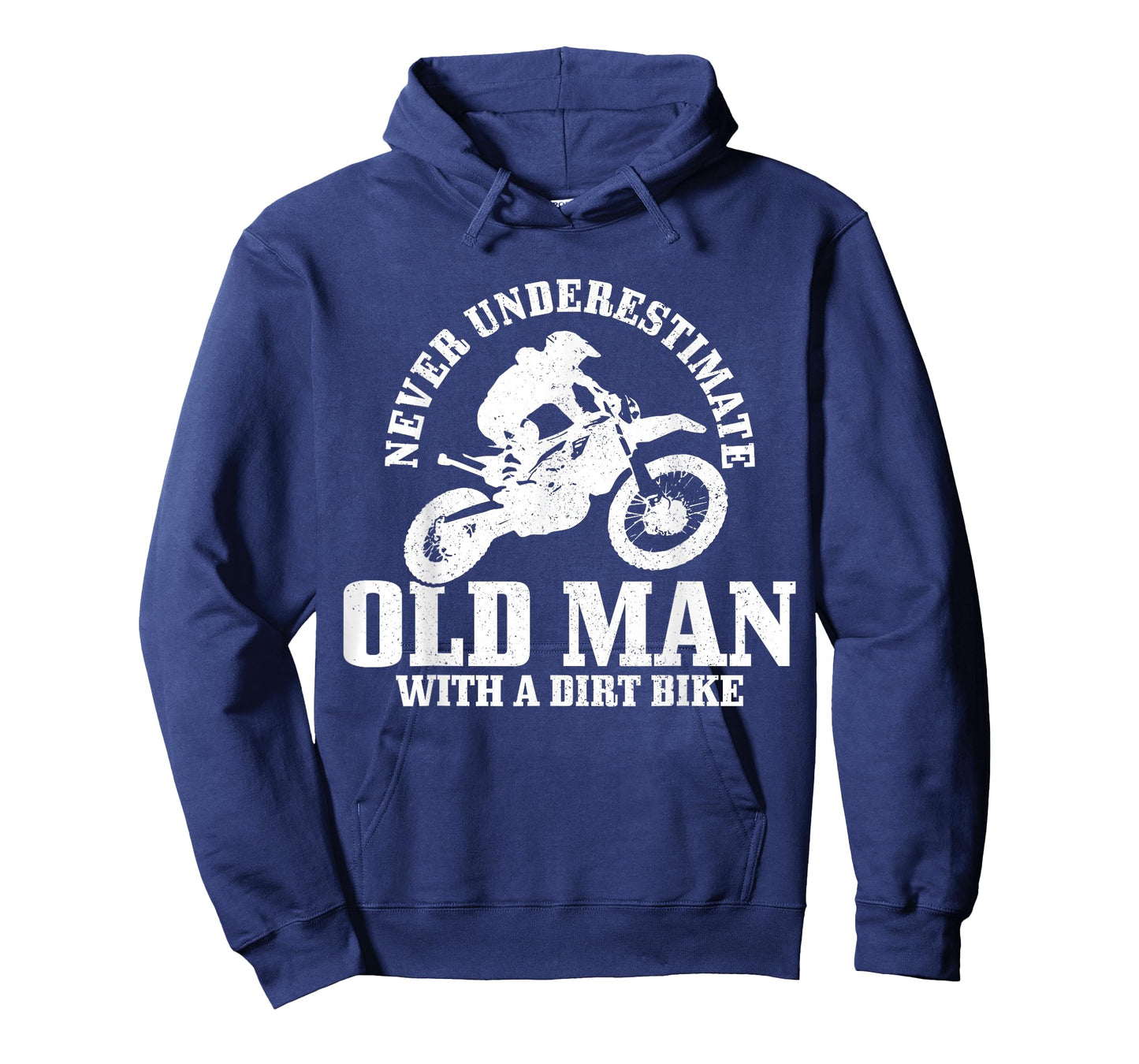 Never Underestimate An Old Man With A Dirt Bike Motocross T-Shirt