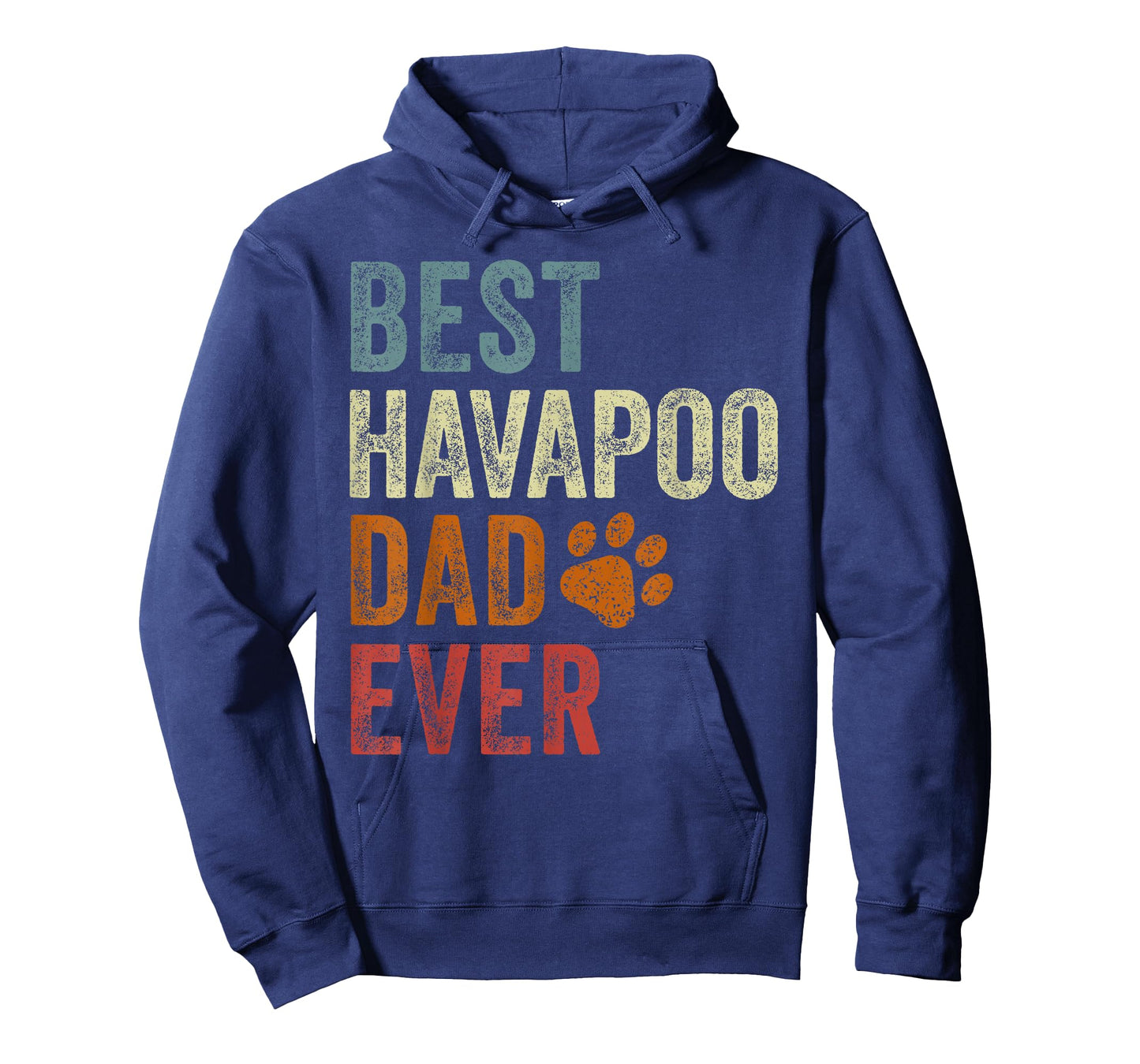 Retro Best Havapoo Dad Ever Havapoo Papa Father's Day T-Shirt