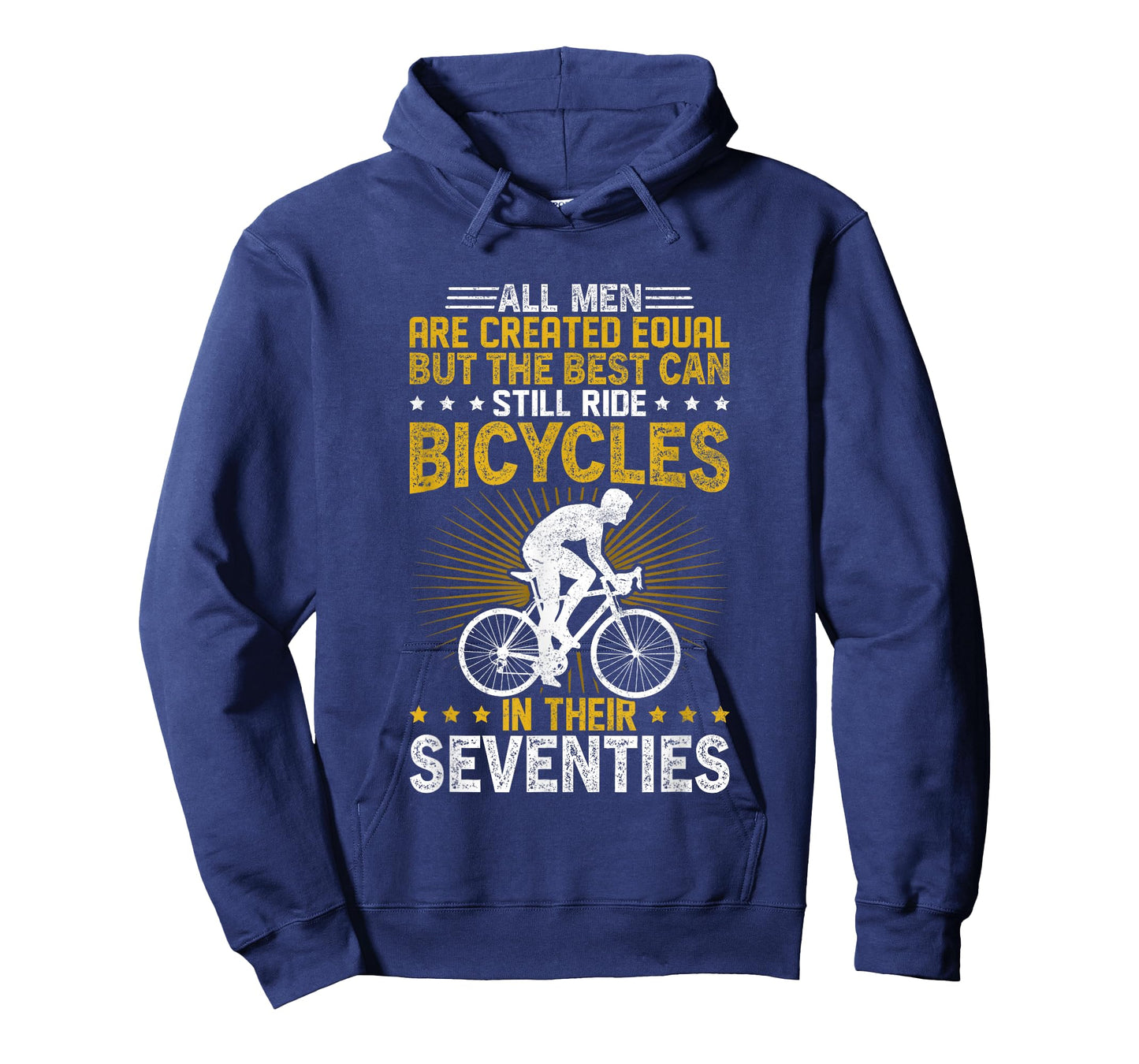 Bike - All Men Equal But The Best Ride Bicycles Seventies T-Shirt