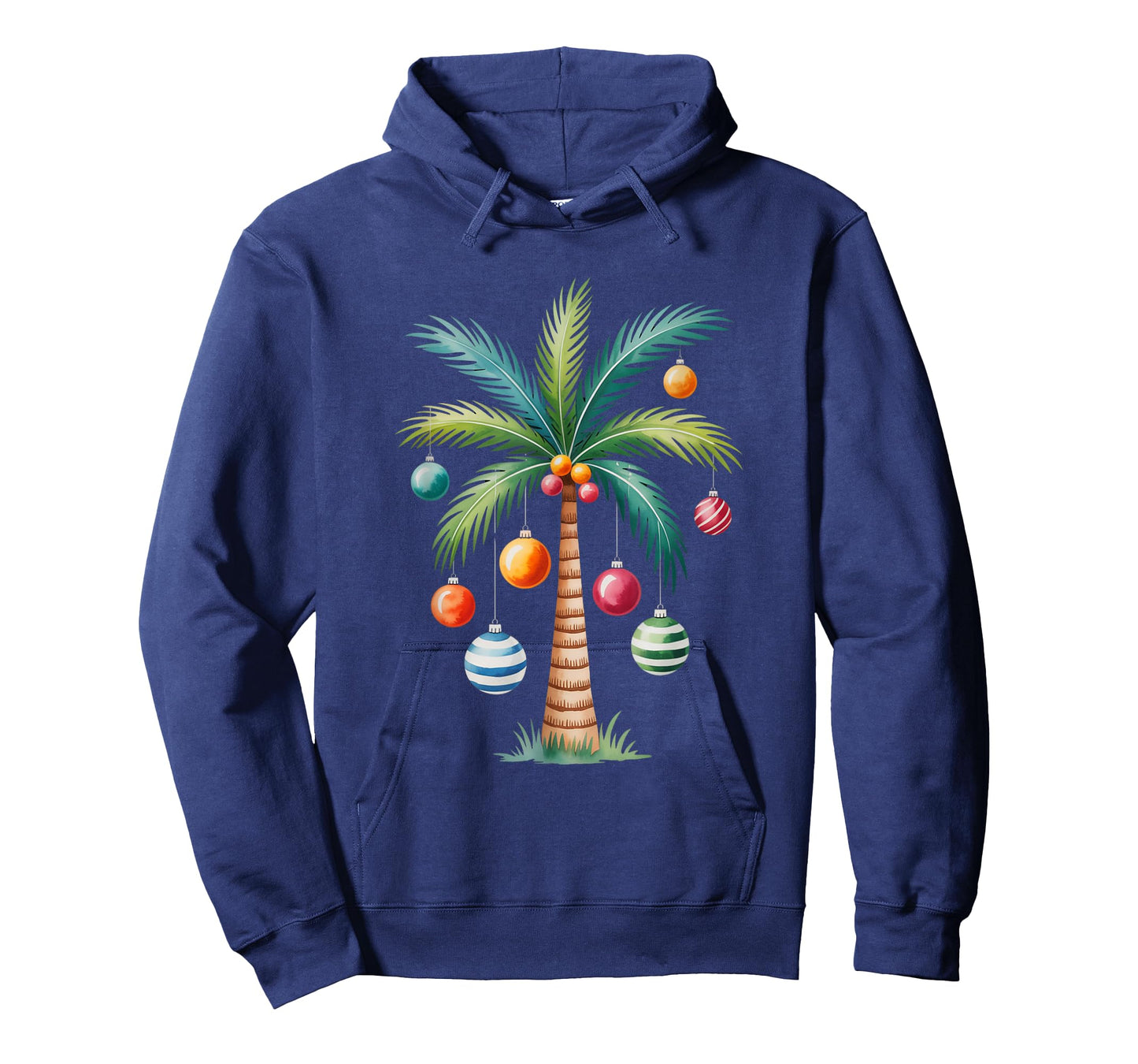Christmas Palm Tree Lights Tropical Holiday Island T-Shirt