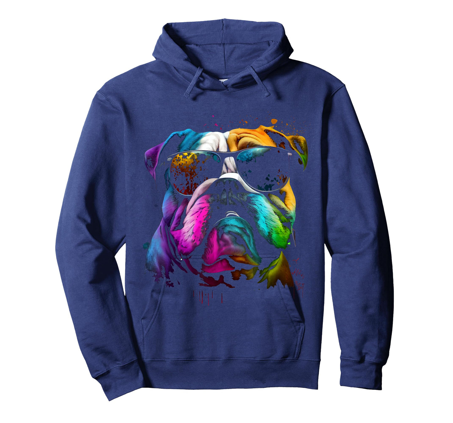 English bulldog sunglasses pet lover dog T-Shirt