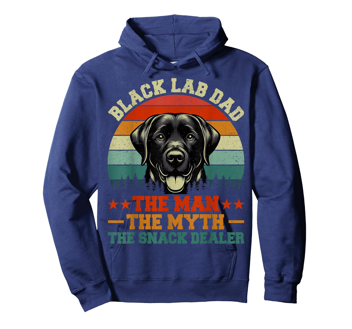 Black Labrador Retriever Dad Black Lab Dad T-Shirt