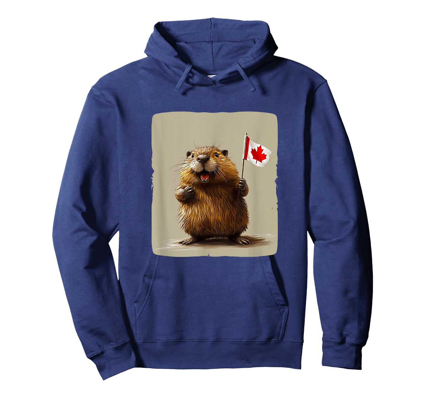 Friendly Canada Beaver Logo for a Nature Lover's Vibe T-Shirt