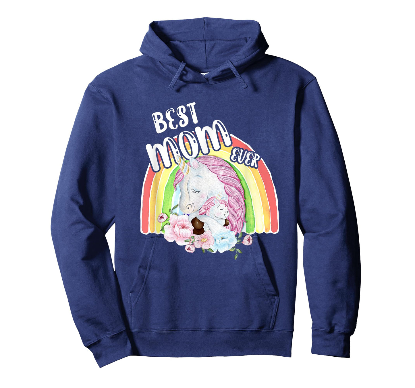 Best Mom Ever Rainbow Unicorn and Baby Cute Mother's Day T-Shirt