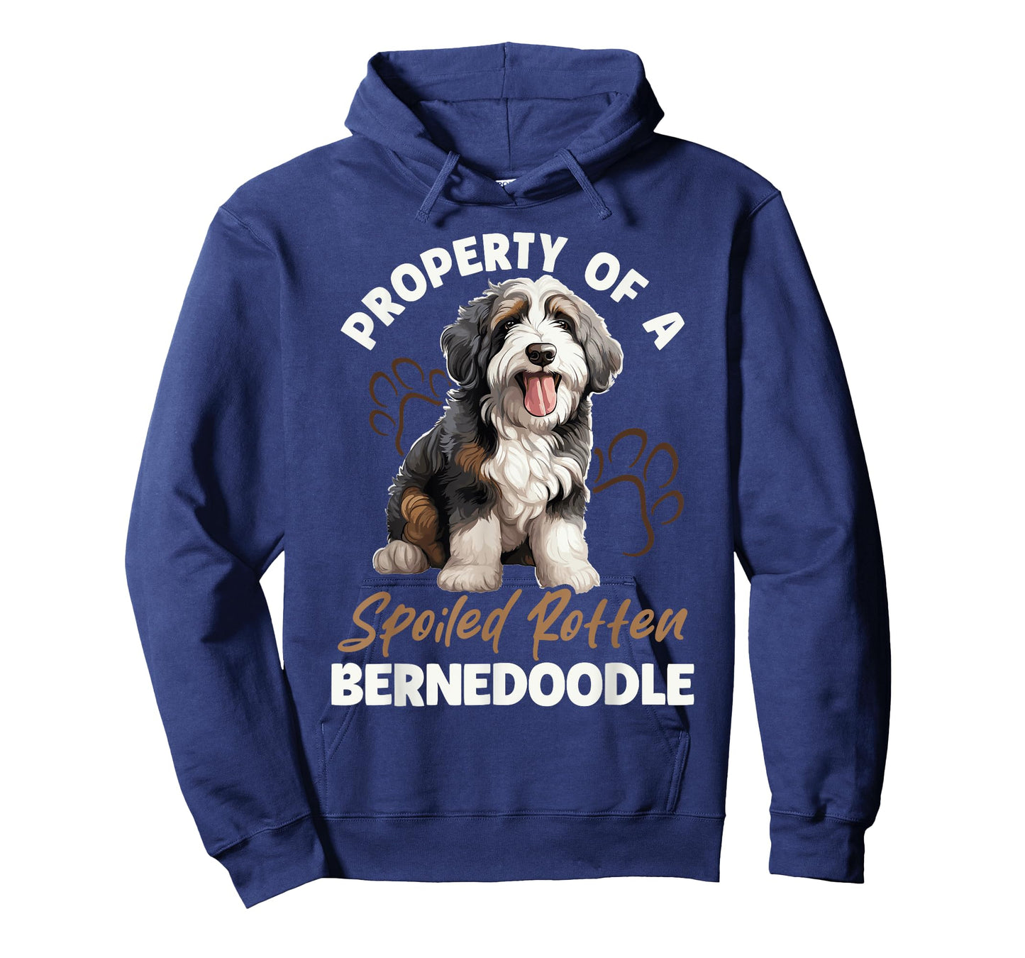 Bernedoodle Dog Breed Pet Property of a spoiled rotten T-Shirt for Men Women Kids