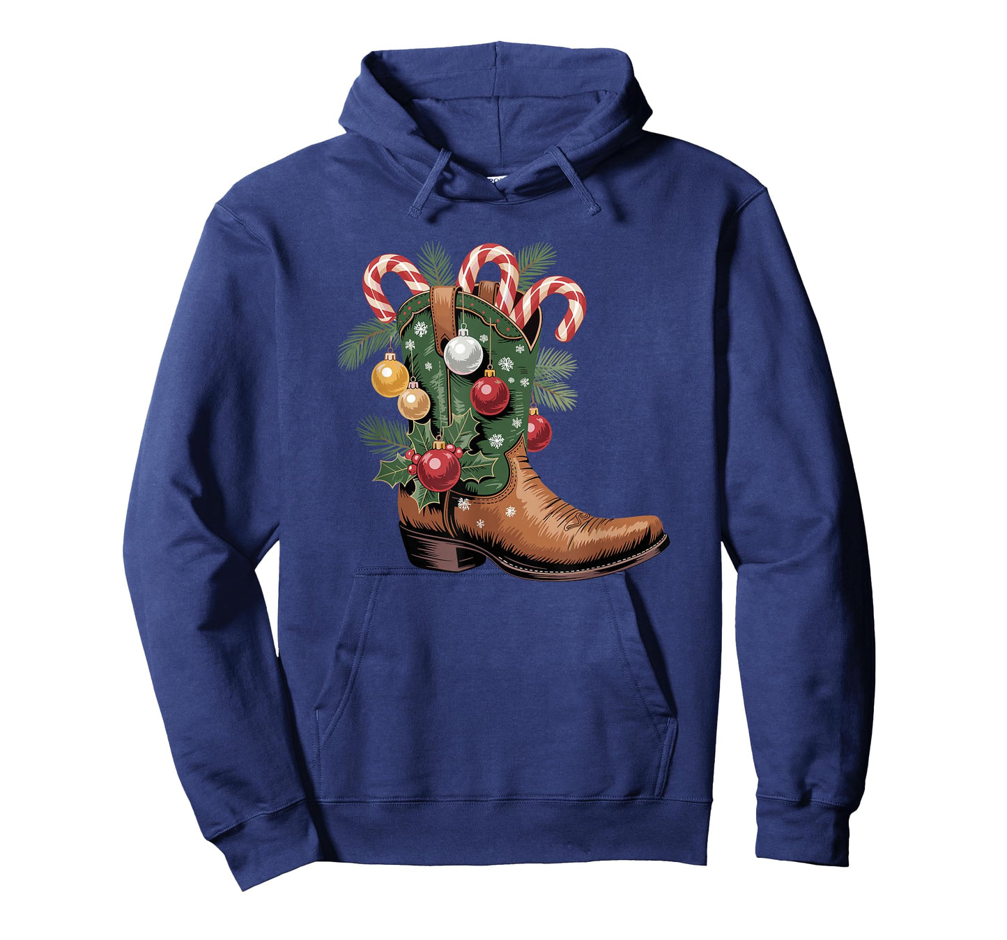 Cowboy Boots Country Western Cowboy Christmas T-Shirt