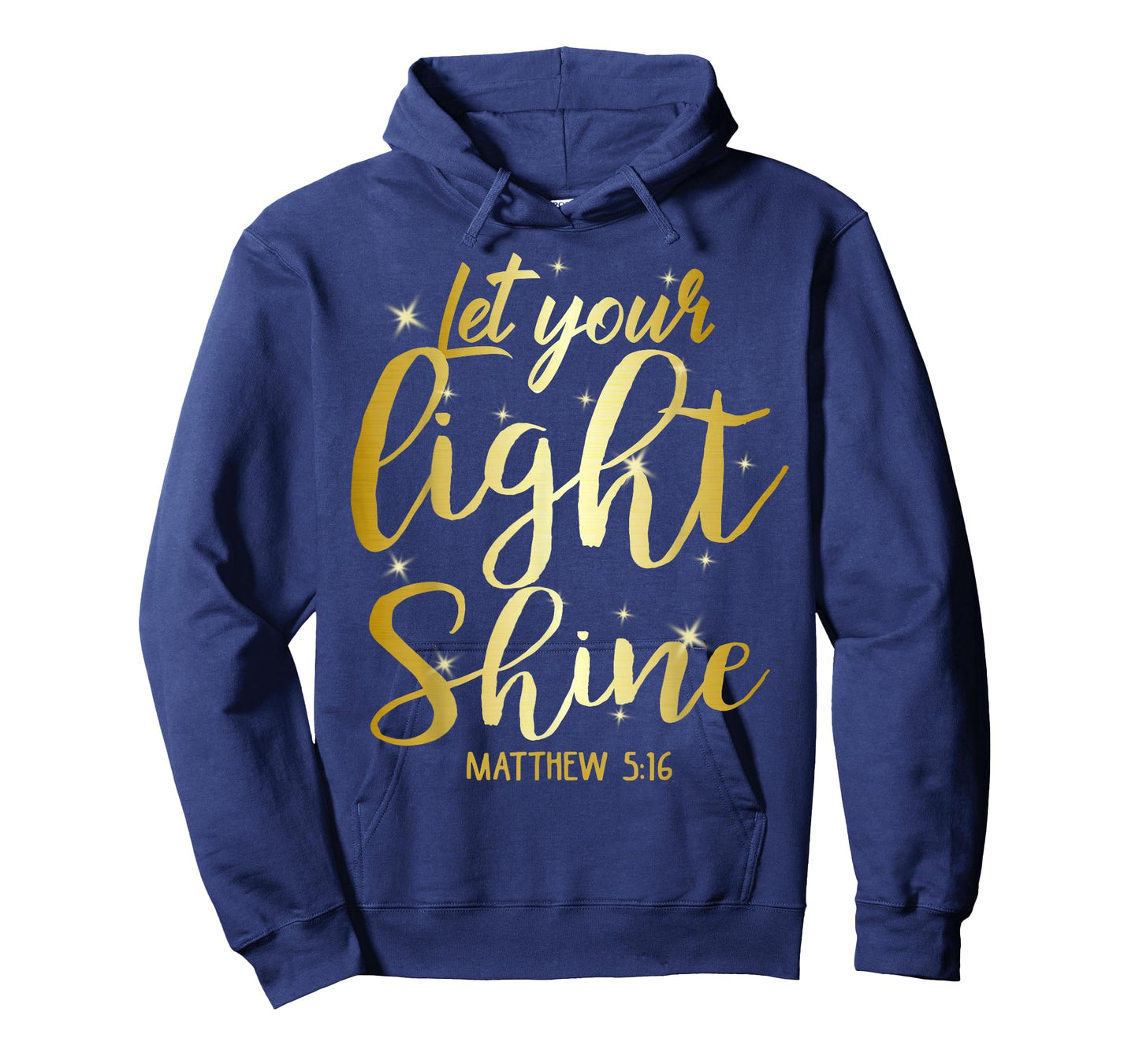 Let Your Light Shine Matthew 5-16 Christian God T-Shirt