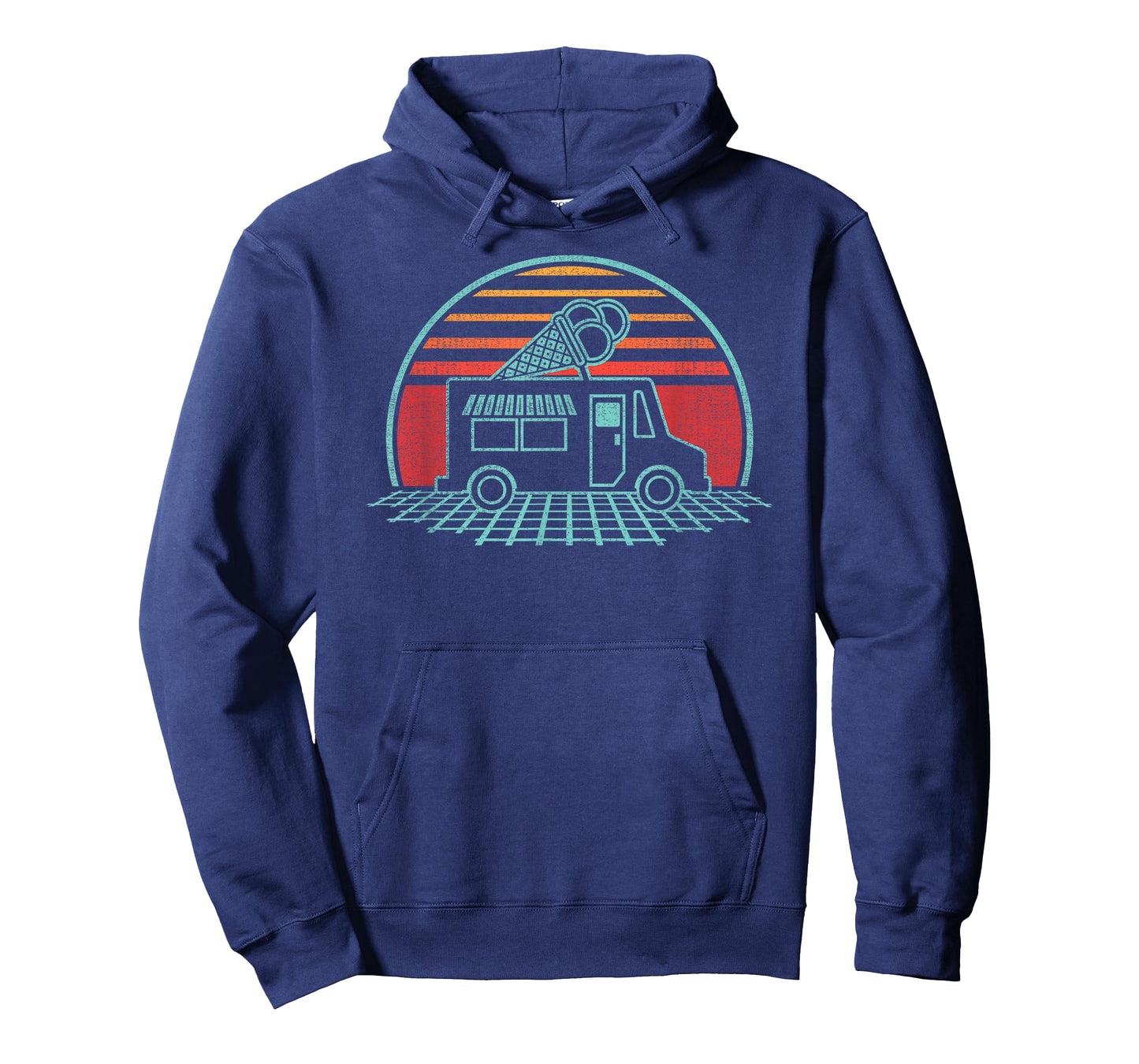 Ice Cream Truck Retro Vintage 80s Style Gift T-Shirt