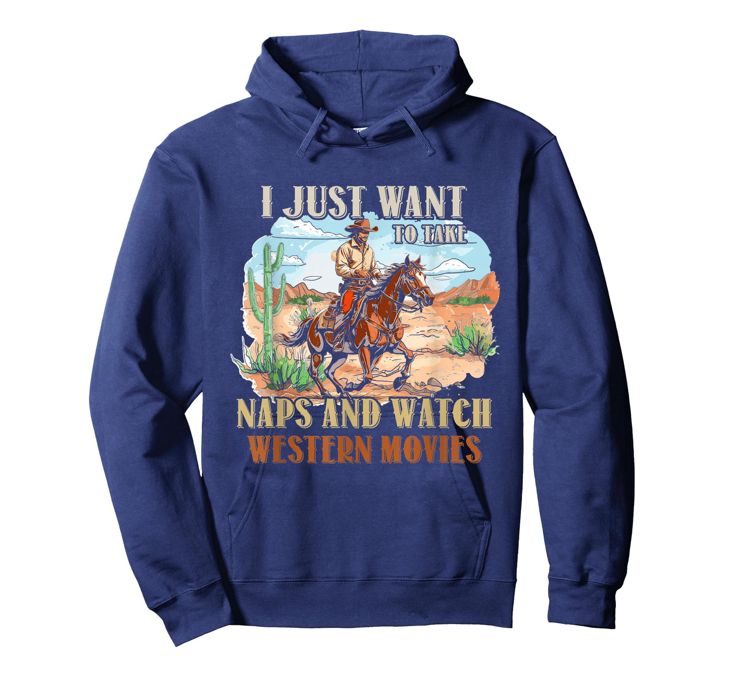 Take Naps And Watch Western Movie Lover Movie Fan T-Shirt