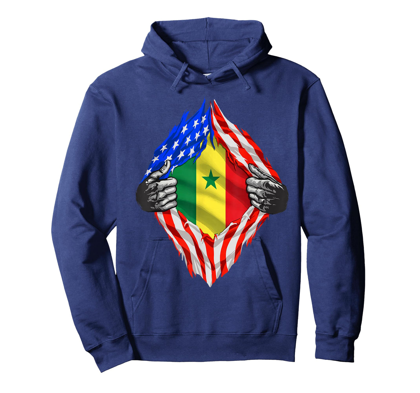 Senegal T-shirt USA Senegal Flag Senegalese American Roots T-Shirt