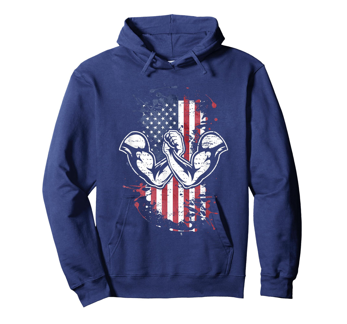 Arm Wrestling USA Flag T-Shirt for Women Men