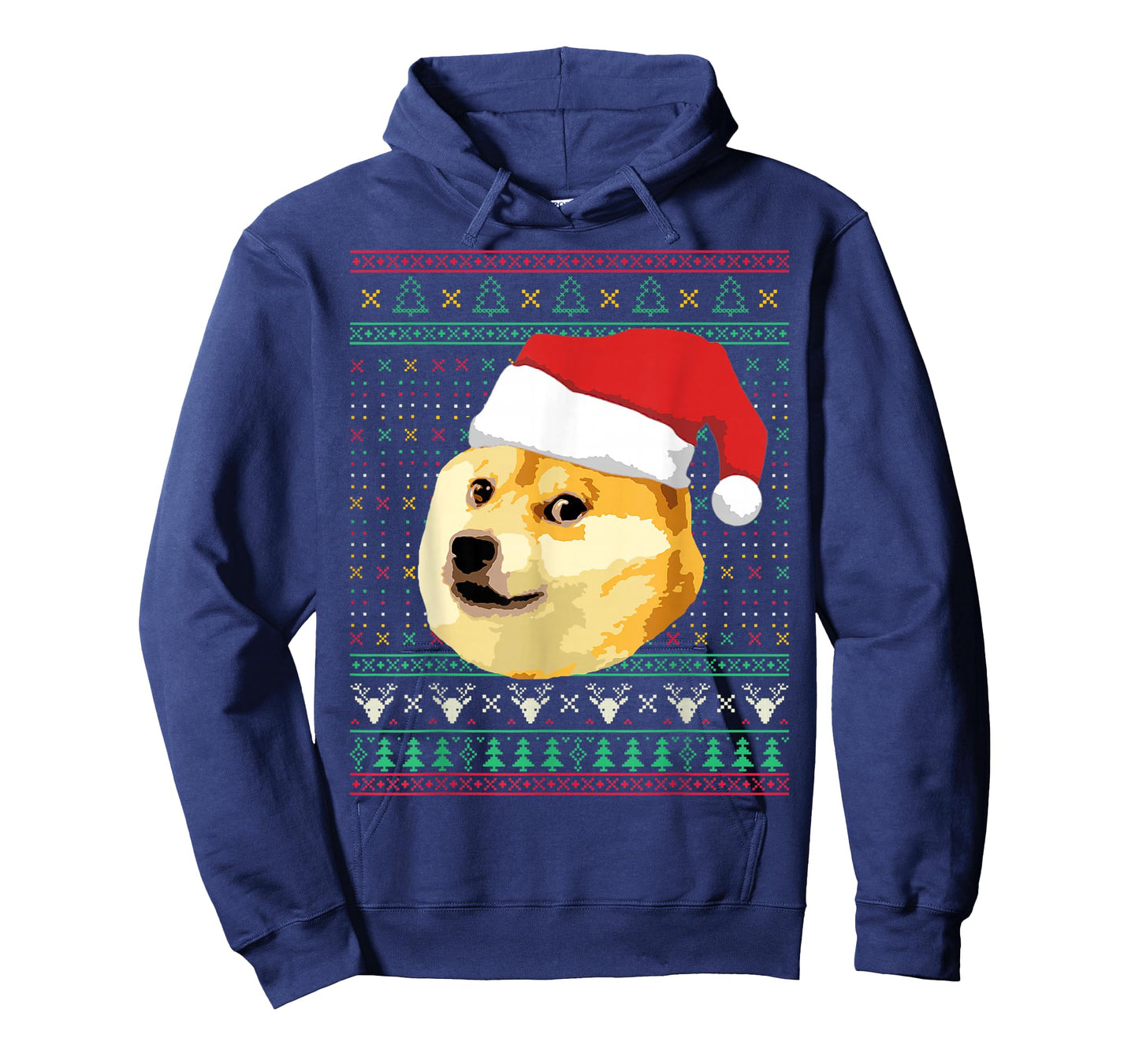 Christmas Doge Meme Shiba Inu Santa Funny Ugly Sweater Xmas T-Shirt