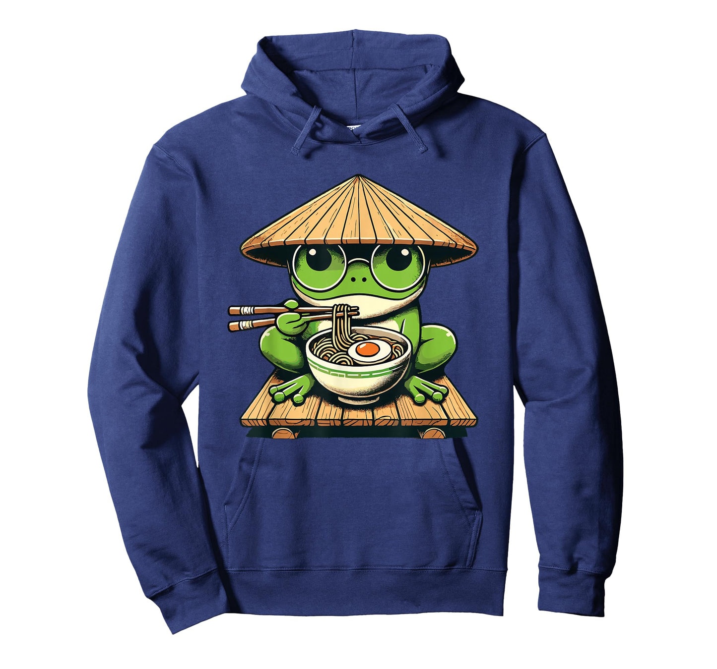 Frog Eating Ramen Noodles, Japanese Kawaii & Anime Lovers T-Shirt