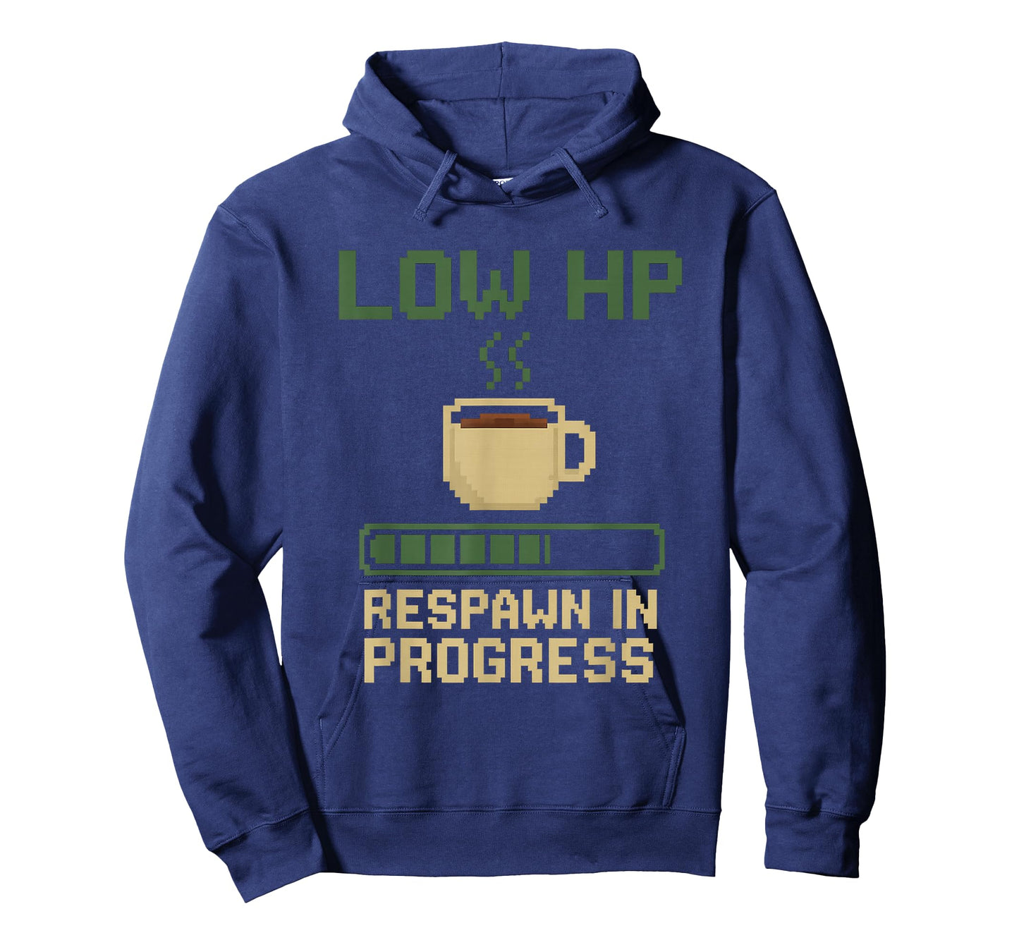 Low HP Respawn in Progress Funny Gamer Coffee T-Shirt