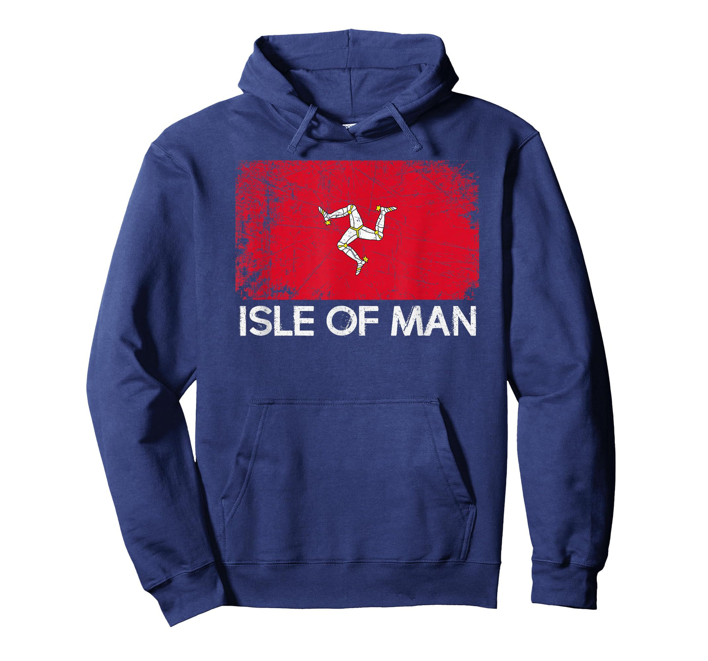 Manx Flag T-Shirt | Vintage Made In Isle of Man Gift T-Shirt