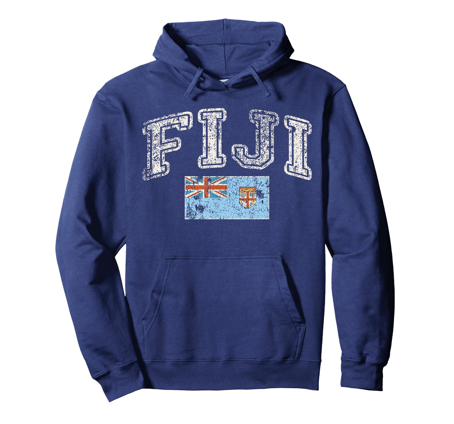 Vintage Retro Faded Fiji Flag T-Shirt