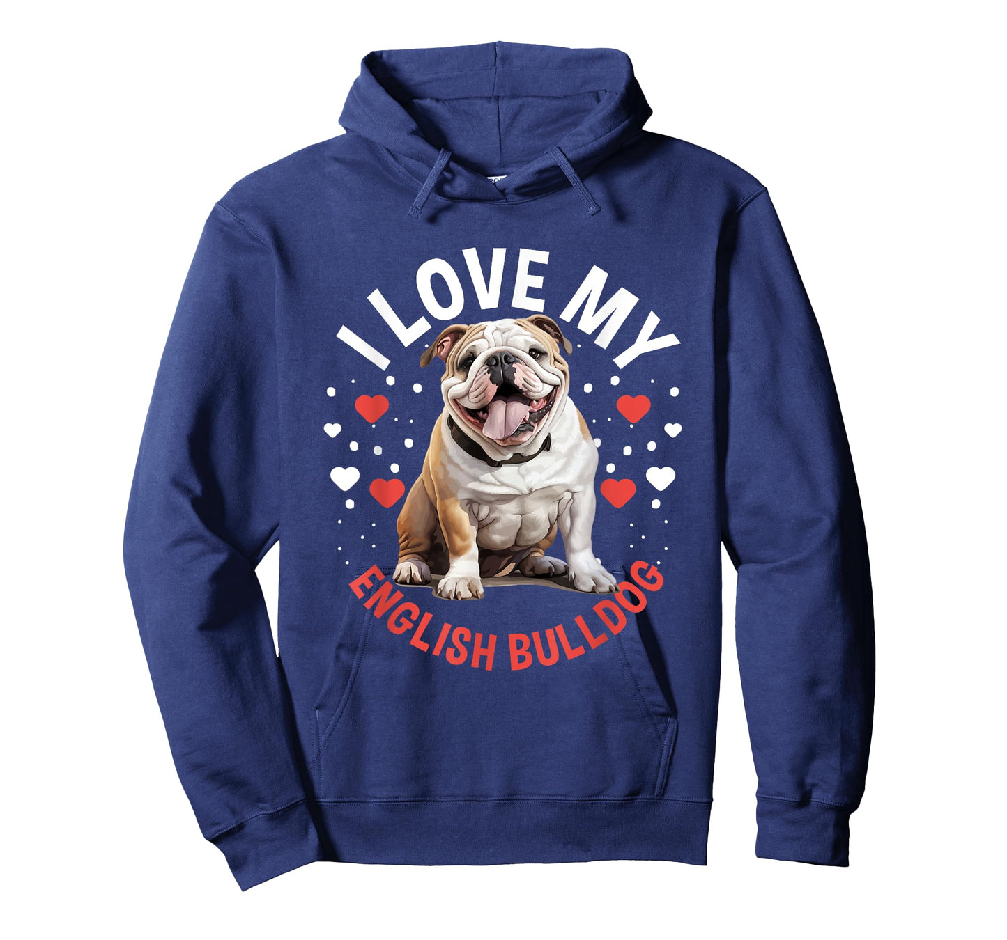 British English Bulldog lover - I Love my English Bulldog Men Women Kids T-Shirt