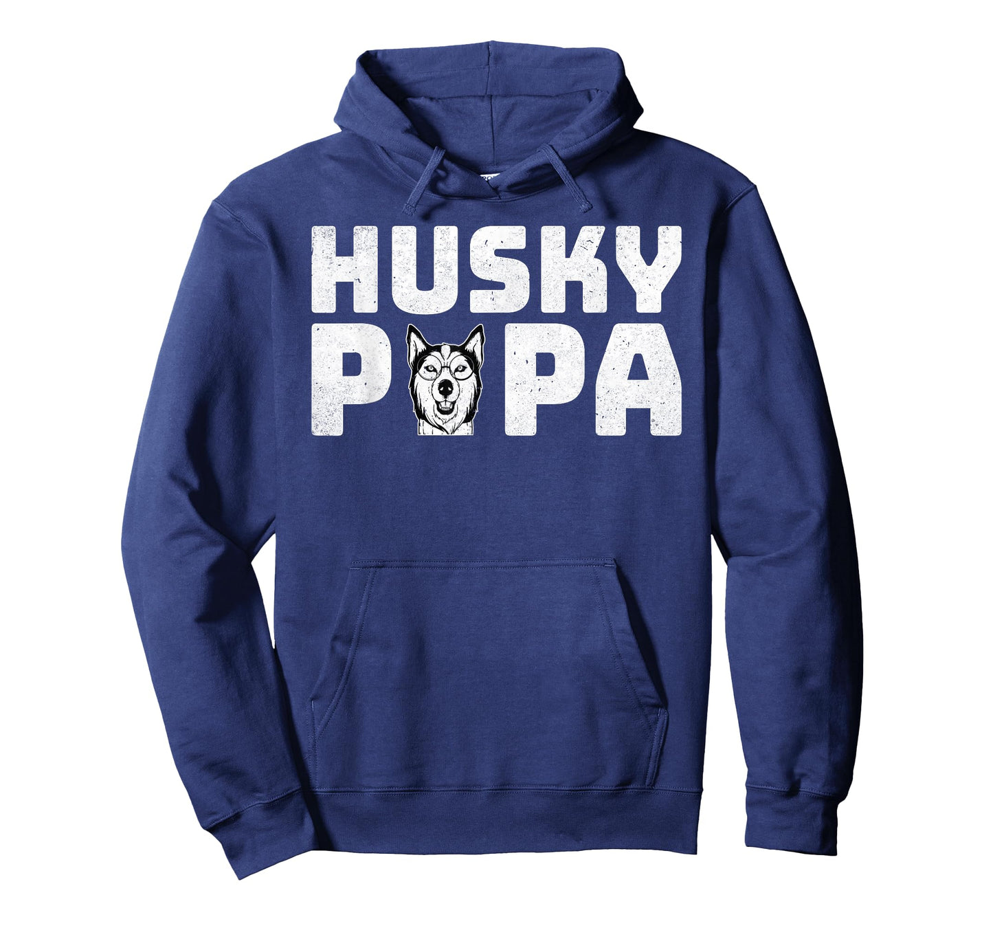 Mens Husky Papa - Funny Siberian Husky Lover Dad Fathers Day T-Shirt