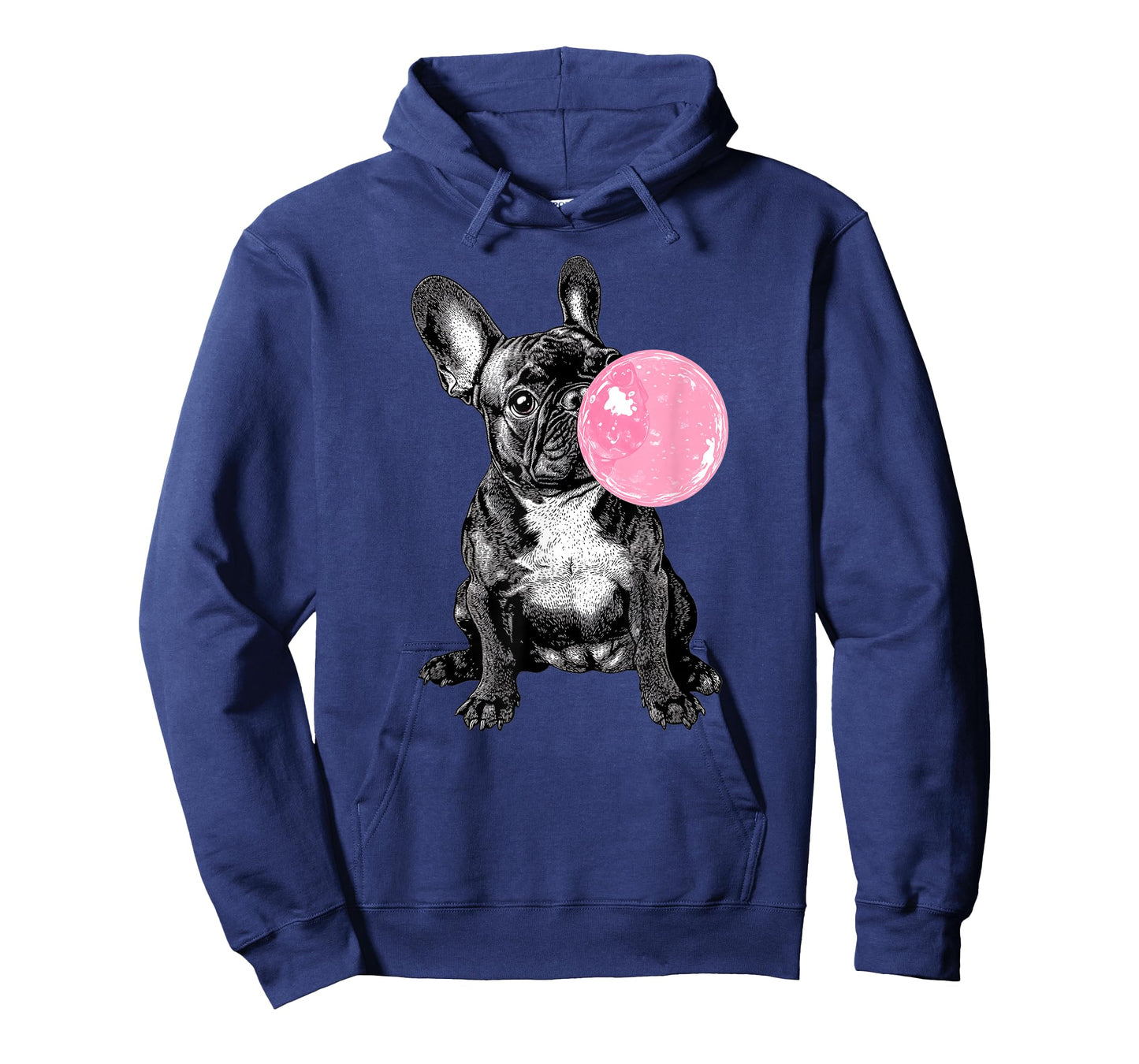 Vintage French bulldog Blowing Bubble Dog Dad Mom Owner T-Shirt