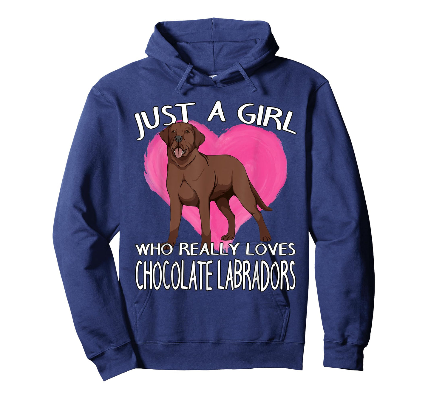 Choco Lab Just A Girl Who Really Loves Chocolate Labradors T-Shirt