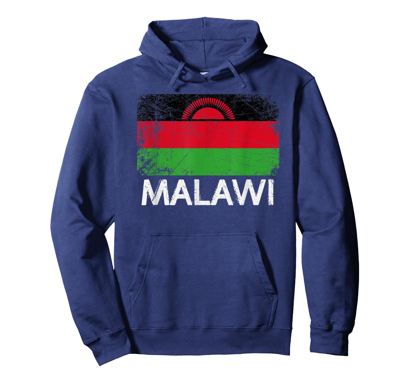 Malawian Flag T-Shirt | Vintage Made In Malawi Gift