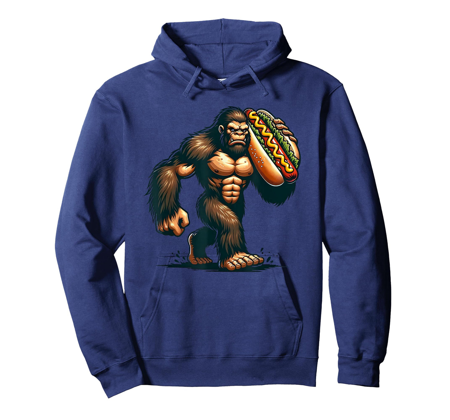 Bigfoot Hotdog Funny Boys Kids Men Sasquatch Food Lovers T-Shirt