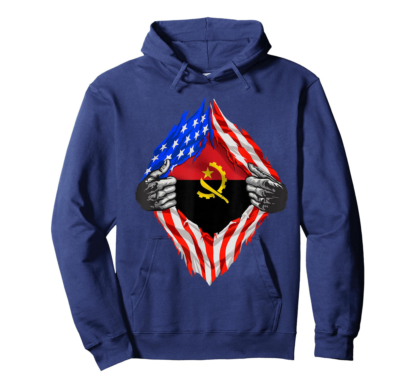 Angola Shirt Super Angola Flag Central Africa Angolan Roots T-Shirt