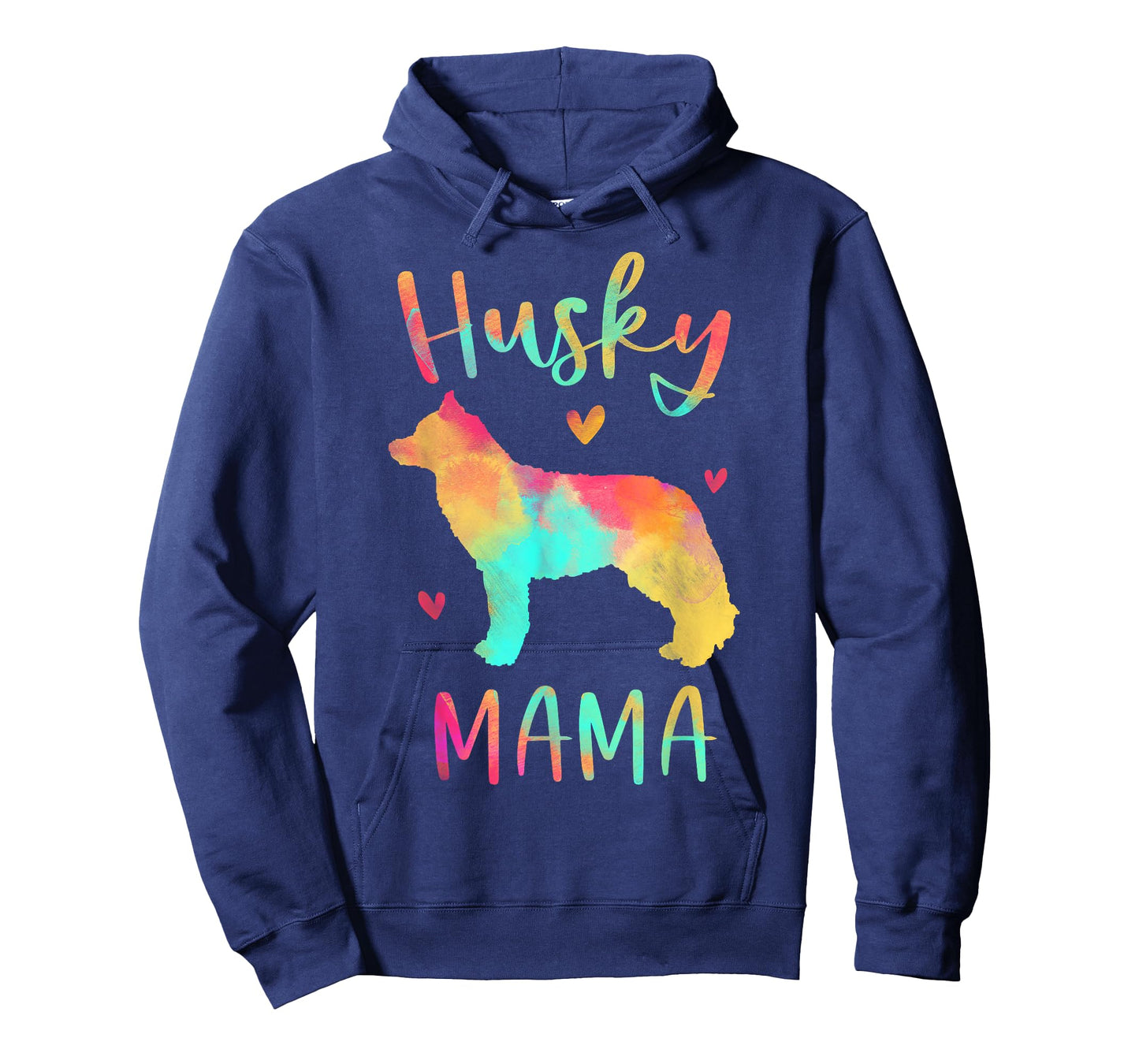 Husky Mama Colorful Siberian Husky Gifts Dog Mom T-Shirt