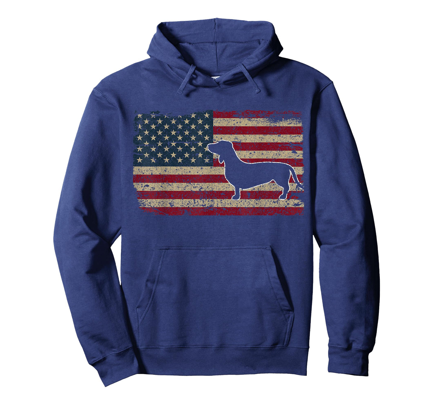 Dachshund America Flag Patriotic Weiner Dog Gift T-Shirt Small