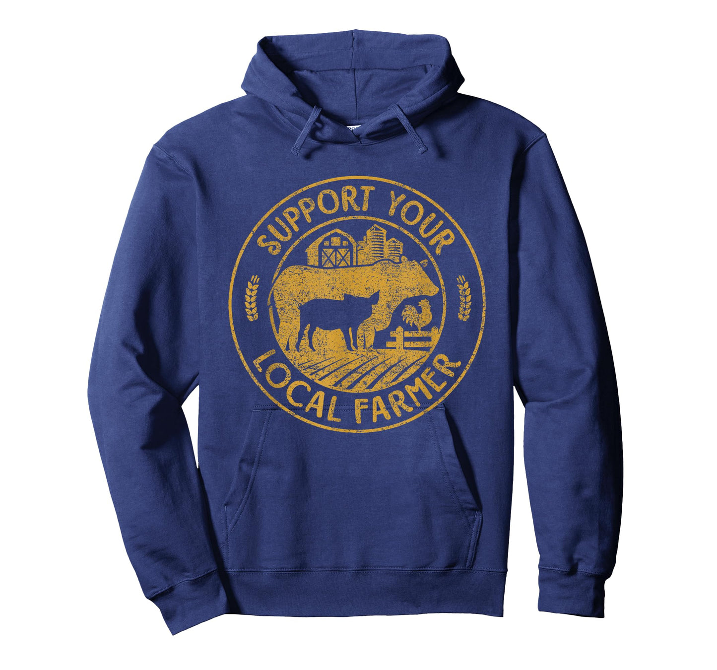 Support Your Local Cattle Rancher Farmer Country Farm Life T-Shirt