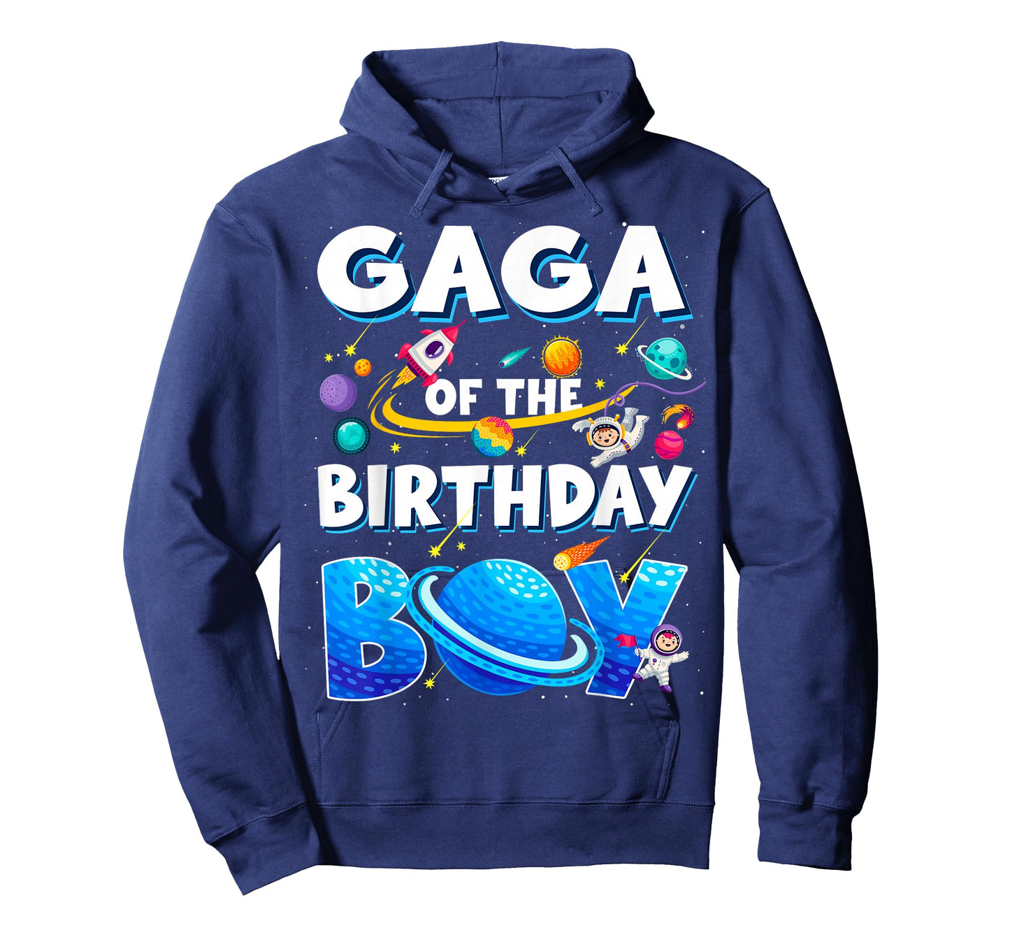 Gaga of The Birthday Boy Space Adventure Family Love T-Shirt