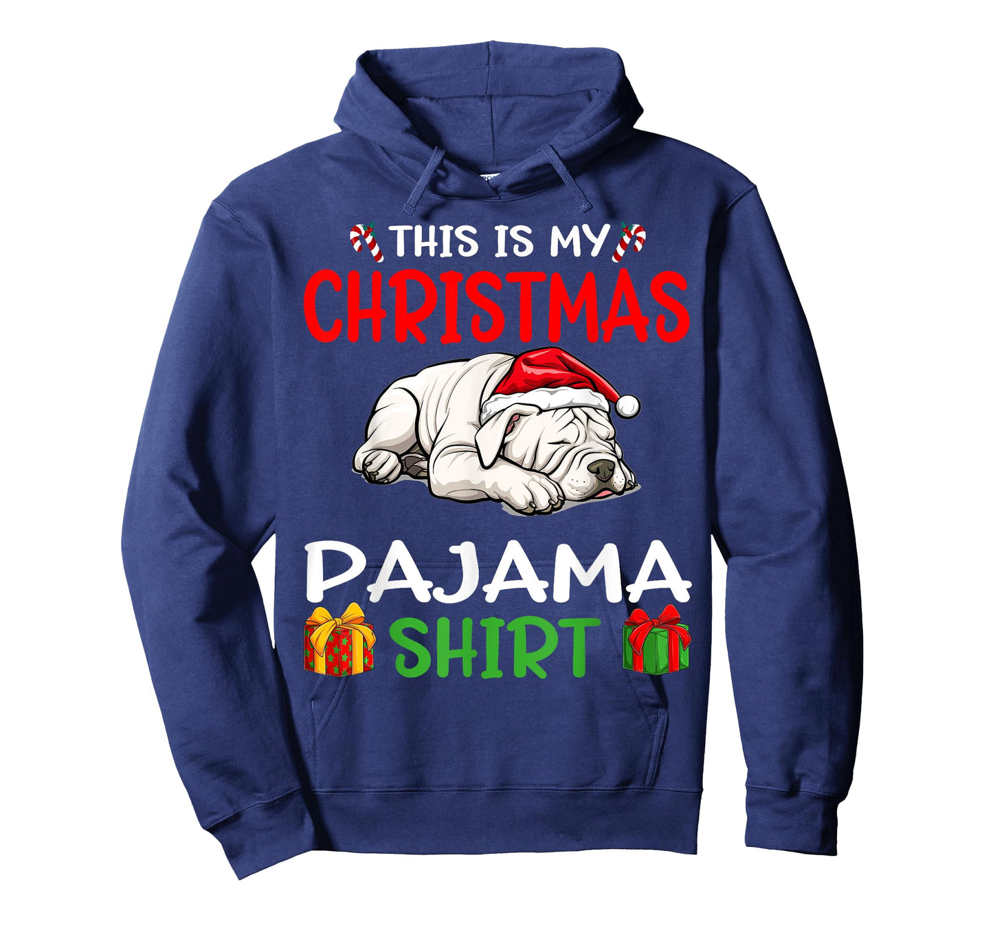 Cute Dogo Argentino Dog This is my Christmas Pajama T-Shirt for Men Women Kids