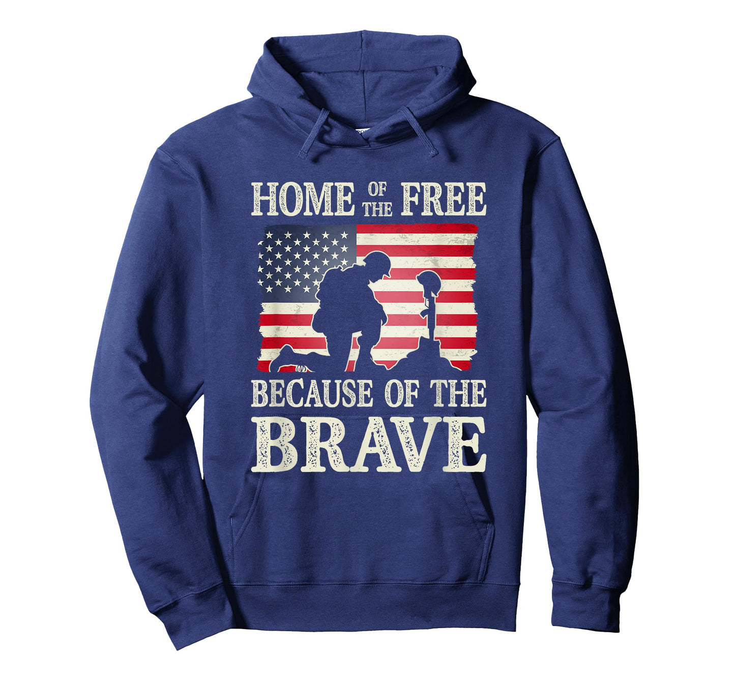 Saluting Soldier American Flag Patriot Tribute T-Shirt