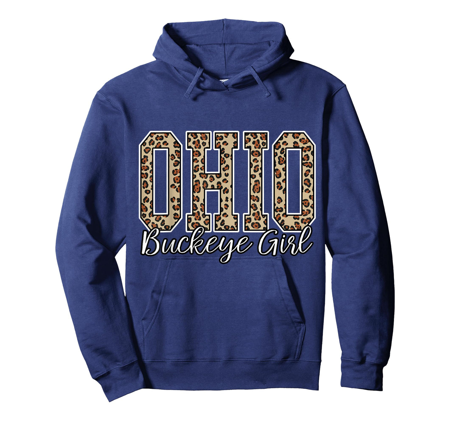 Leopard Print Buckeye Girl Ohio Home Buckeye State T-Shirt