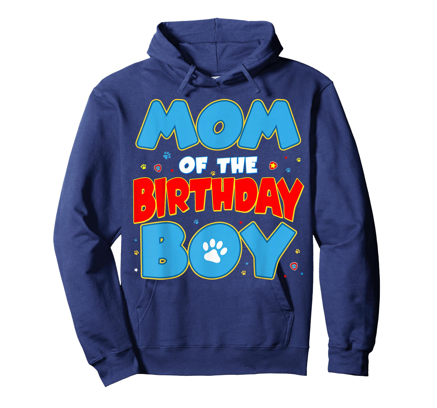 Mom of The Birthday Boy Funny Dog Lover Birthday Family T-Shirt