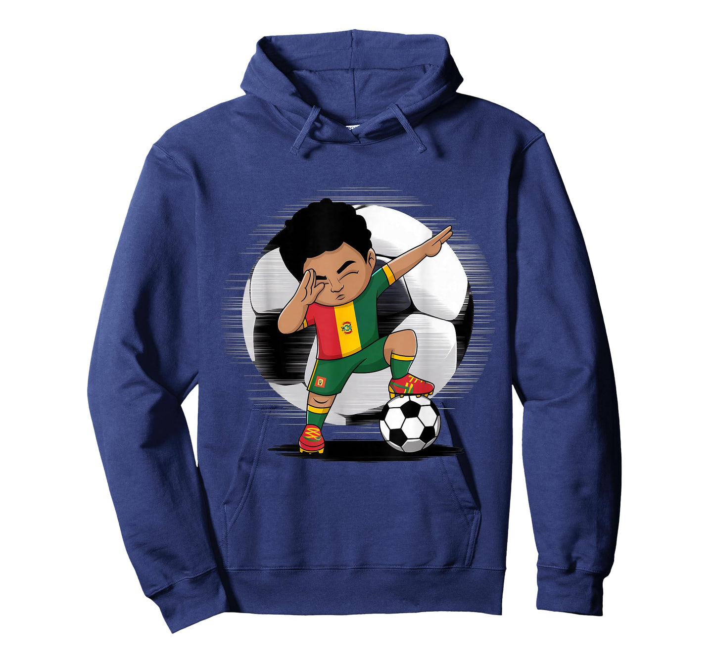 Dabbing Kid Soccer Bolivian Flag Bolivia Roots Bolivia T-Shirt