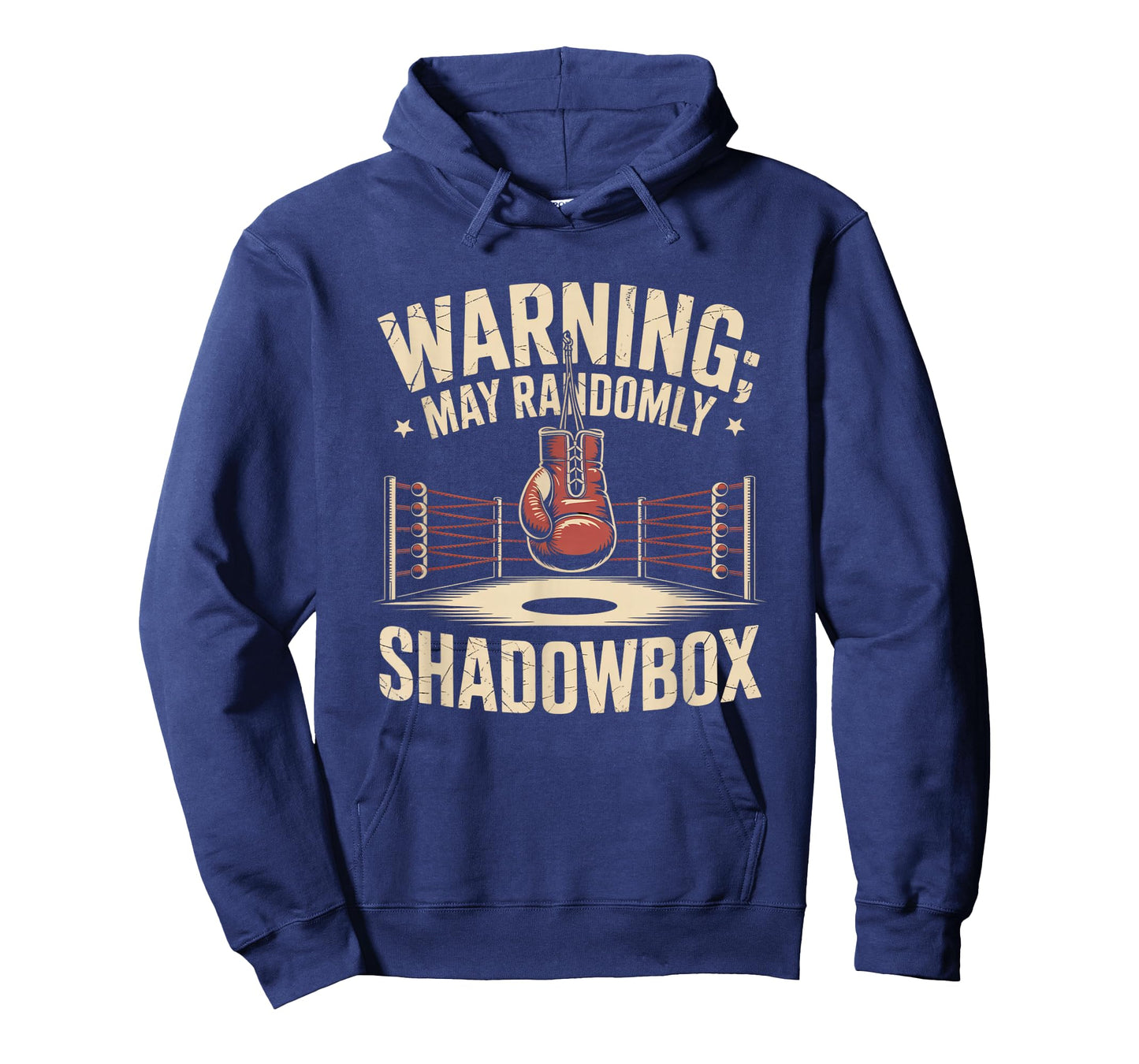 Funny Boxing Warning I shadowbox Daily shadowboxing Warning T-Shirt