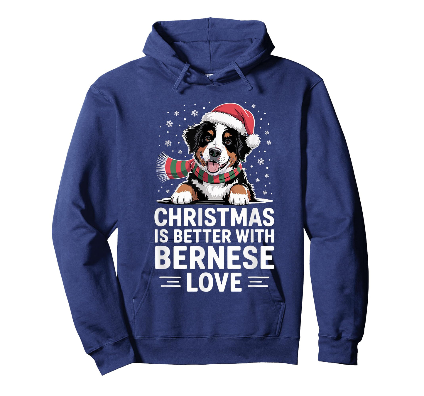 Funny Puppy Dog Christmas is Better with Bernese Dog Love T-Shirt