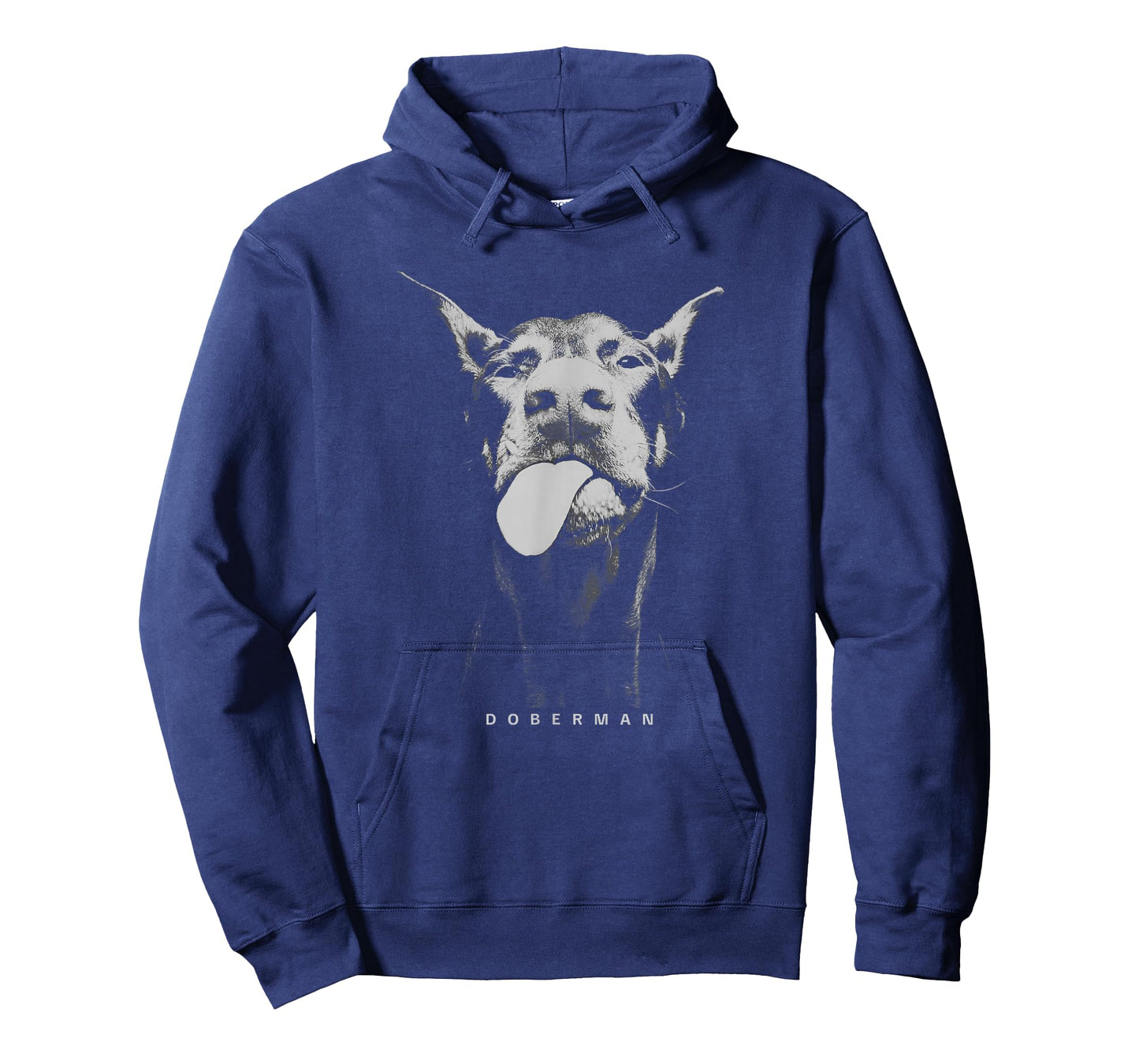 Playful Doberman Serving Attitude with a Tongue-Out Smirk T-Shirt