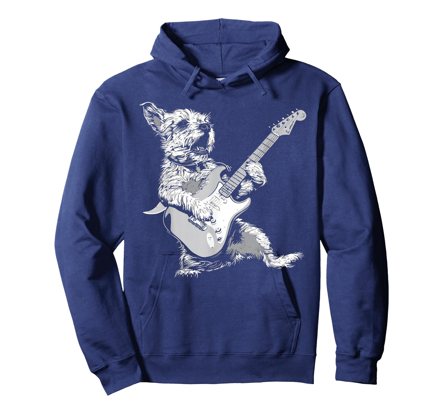 Dog Guitarist Guitar - Border Terrier Dad Mom T-Shirt