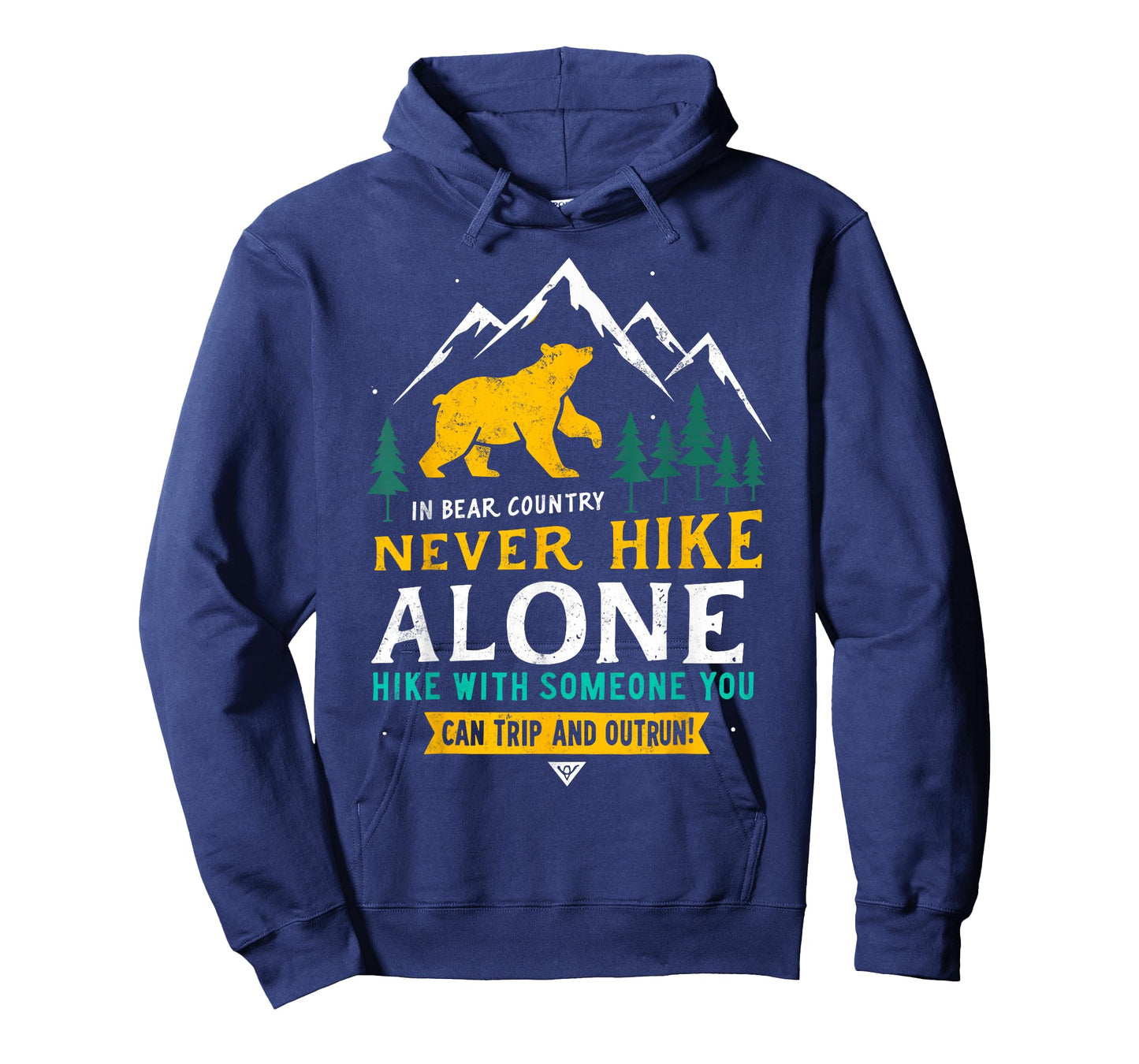 In Bear Country Never Hike Alone Hiking Humor Camping Joke T-Shirt