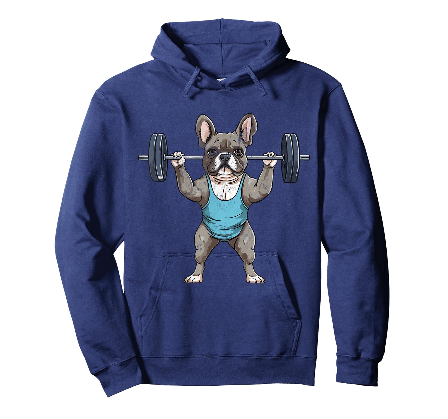 French Bulldog Weightlifting Frenchie Deadlift Fitness Gym T-Shirt for Men Women Kids