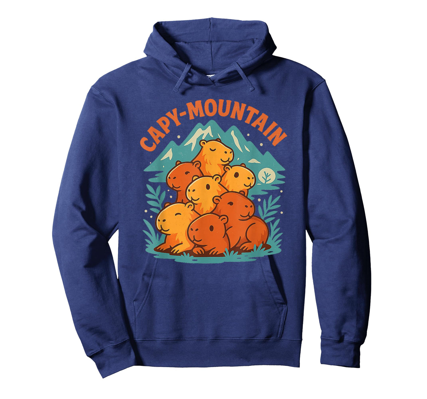 Cozy Capy-Mountain Cute Capybara Lovers Shirt T-Shirt