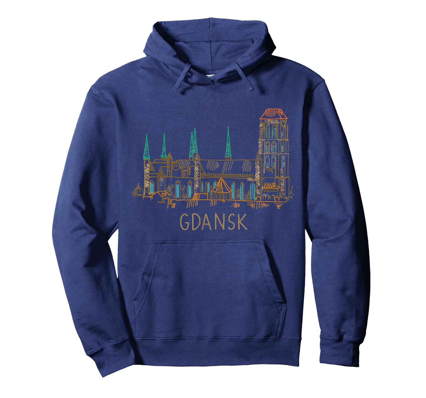 Gdansk City Poland souvenir gift for men women T-Shirt