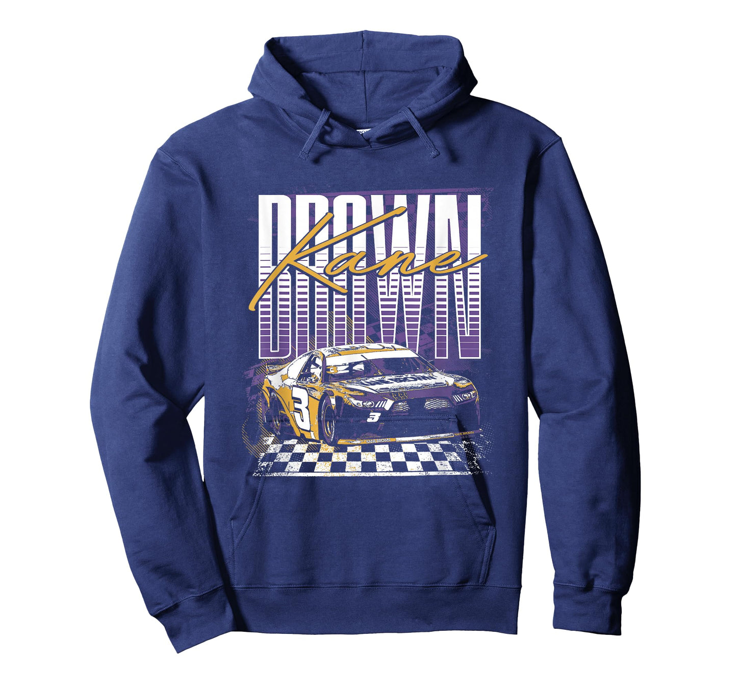 Kane Brown Iconic Nascar Car #3 Big Chest Retro Poster T-Shirt
